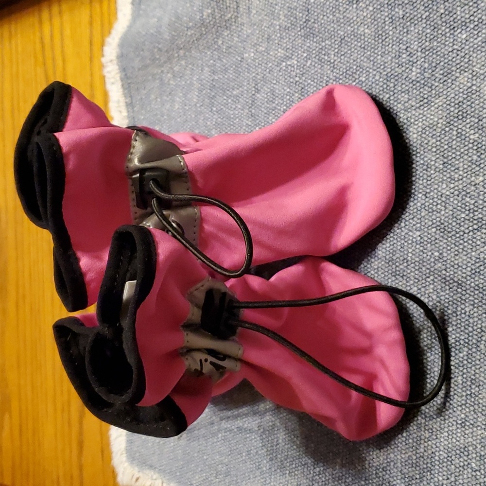 New Justice Doggie Booties - Size Small